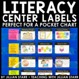 Literacy Center Labels for a Pocket Chart