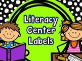 Literacy Center Labels