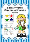 Literacy Center Management Schedule Cards