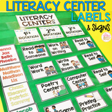 Literacy Center Rotation Board - Center Signs
