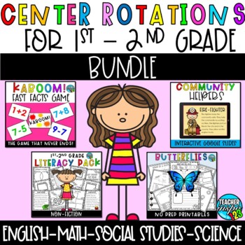 Preview of May Morning Work First Grade Math and Literacy End of the Year Activities