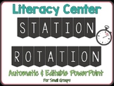 Literacy Center Station Rotation PPT