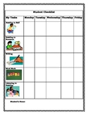 PK-2 Literacy Center Student Activity Checklist