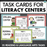 Literacy Stations Reading Centers Task Cards Listening Spe