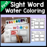 Sight Words with Watercolors {41 Words on the First Grade 
