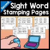 Second Grade Literacy Centers with Ink Stamps {46 words fr