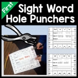 First Grade Literacy Centers with Hole Punchers {41 words!}