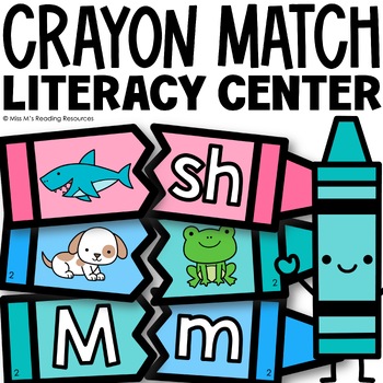 Preview of Literacy Centers Kindergarten Alphabet Literacy Games Phonics Sounds Digraphs