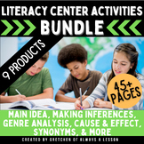 Literacy Centers: Main Idea, Inferences, Sequencing & More