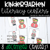 Kindergarten Literacy Centers December