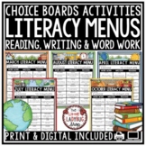 Literacy Centers Early Finishers Activities Writing Prompt