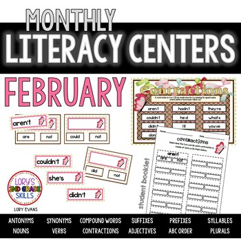 Preview of Literacy Centers- FEBRUARY