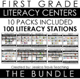 Literacy Centers: First Grade: BUNDLE {100 Stations}
