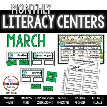 Preview of Literacy Centers- MARCH