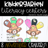 Kindergarten Literacy Centers November