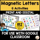 Literacy Centers Using Magnetic Letters | Stations | Print