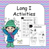 Literacy Centers- Winter Themed Long I Packet
