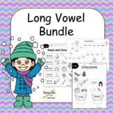 Literacy Centers- Winter Themed Long Vowel Bundle