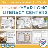 Literacy Centers YEAR LONG Bundle 3rd Grade