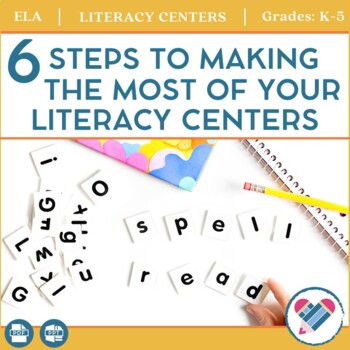 Preview of Literacy Centers eBook: 6 Steps to Making the Most of Your Literacy Centers
