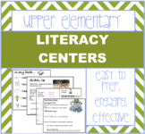 Literacy Centers for Intermediate Classrooms (50+!) {CCS aligned}