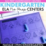 Literacy Centers for Kindergarten and 1st Grade NO PREP