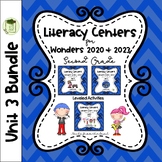 Literacy Centers for Wonders 2020 Second Grade Unit 3 Bundle