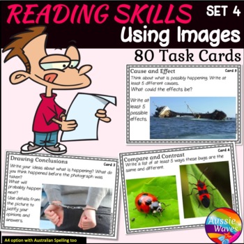 Preview of Reading Activities Using Pictures and Visualization SET 4
