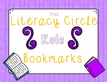 Preview of Literacy Circle Role Bookmarks