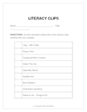 Literacy Clips: Learning on the Move