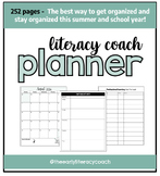 Literacy Coaching Planner (July 2024- June 2025)