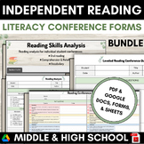 Literacy Conference Forms Reading Comprehension Fluency Da