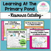 Learning At The Primary Pond Resource Catalog