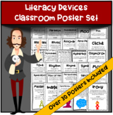 Literacy Device English Classroom Poster Set
