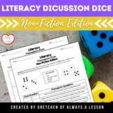 Literacy Discussion Dice Activity- Non-Fiction Edition