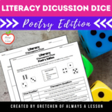 Literacy Discussion Dice Activity- Poetry Edition