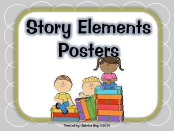 Literacy Element Posters by Sabrina Beg | TPT