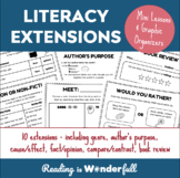 Reading Comprehension Extension Activities - mini lessons 