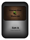 Literacy First - Word Cards List A - Minecraft Themed