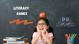 Literacy Games: Tic Tac Toe, Checkers, Connect4, Scrabble 