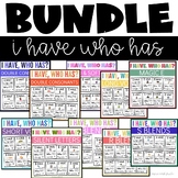 Literacy Games for 1st and 2nd Grade - I Have Who Has Whol