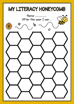 Preview of Literacy Honeycomb checkpoint