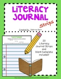 Literacy Journal Strips