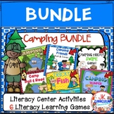 Literacy Learning Games BUNDLE - Camping Theme