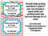 Literacy Lesson Plan Bundle for 1st and 3rd Grade