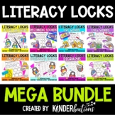 Literacy Locks MEGA BUNDLE | Phonics Literacy Centers & Ac