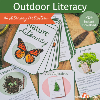 Preview of Literacy Math Activities | Nature Literacy Activities | EYSF Literacy Activity