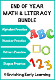 Literacy & Math Review Bundle - Pre-K | Back to school bun