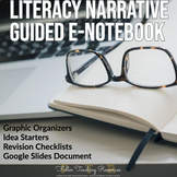 Literacy Narrative Writing Notebook- Distance Learning
