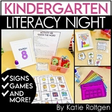 Family Literacy Night Activities and Games for Kindergarten